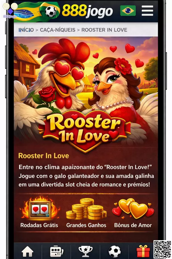Rooster In Love 888jogo
